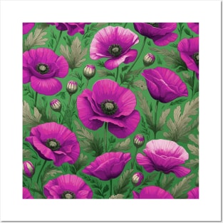 Poppy Flower Posters and Art